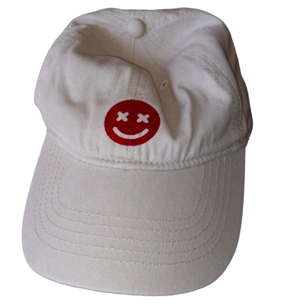 Off white vibe smile dad hat
